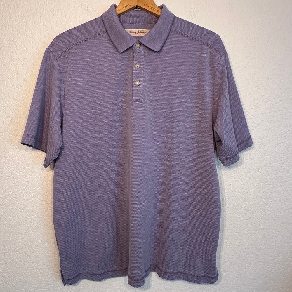 Tommy Bahama Men’s Tencel Lavender Polo Large‎